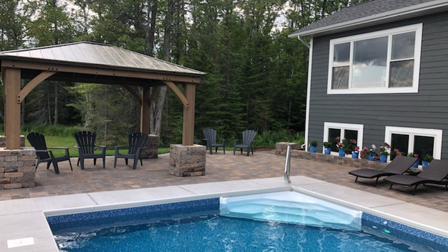 Big Lake Monticello Central Mn in Ground Pools by Wellberg Pools